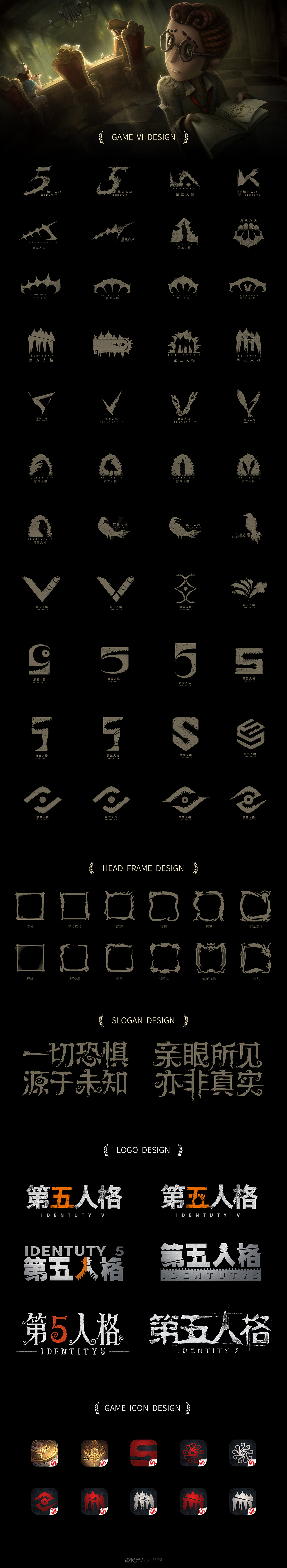 《第五人格》GUI设计
