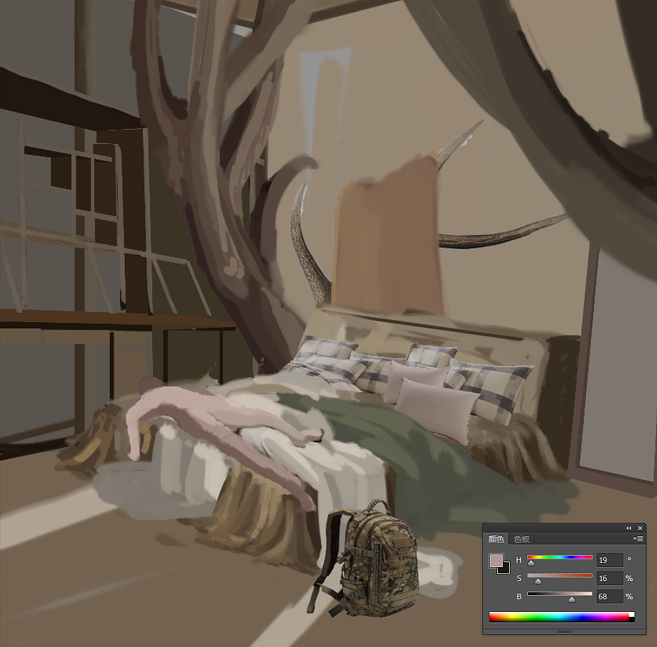 赶鹿人（图ZMjQ4OTcwNTA4） - 创作习作 - 站酷设计师Li夏原创素材 - 站酷ZCOOL