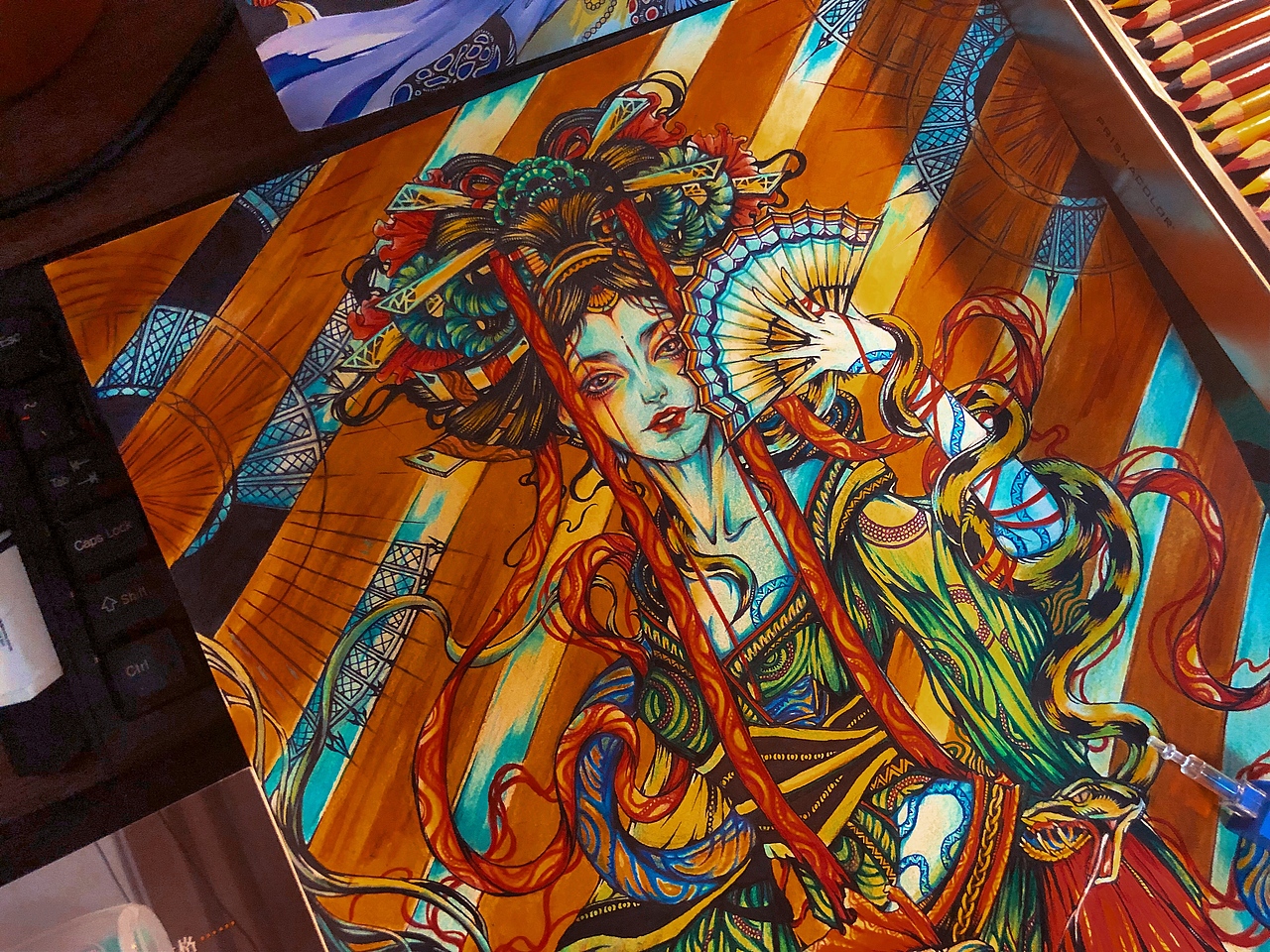 无畏2（图ZMTE5ODc3Mzgw） - 艺术插画 - 站酷设计师蓝斓岚原创素材 - 站酷ZCOOL