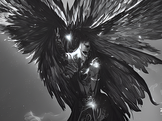 #AI創(chuàng)作實(shí)驗(yàn)室# 六翼天使（個(gè)人主頁-ZNjI4MDcwNDg=） - AI作品 - 站酷設(shè)計(jì)師隱六翼原創(chuàng)素材 - 站酷ZCOOL