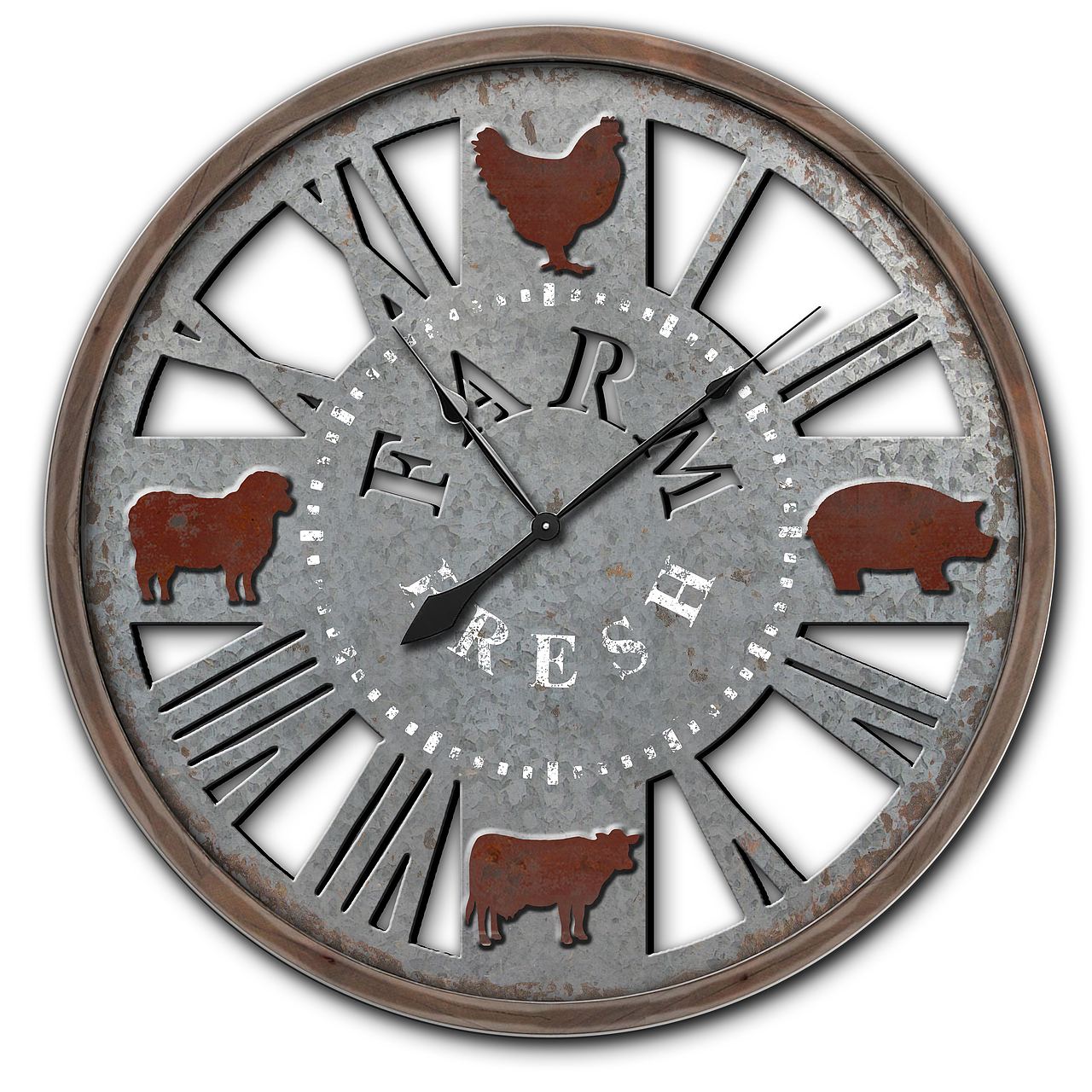 欧美复古钟表表盘图案设计