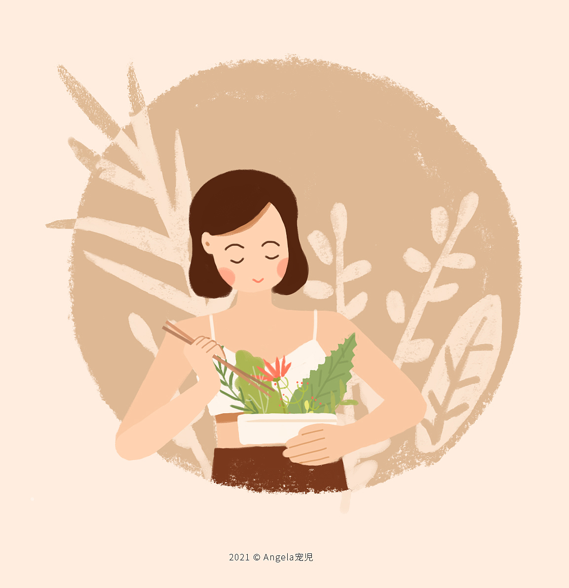 认真照料花草,就像认真过好自己生活一样重要!