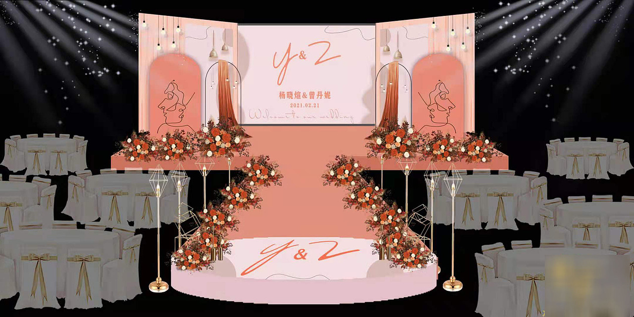 简约香槟色婚礼（图ZMjU0ODI0NDky） - 展陈设计 - 站酷设计师巨蟹小叔叔原创素材 - 站酷ZCOOL