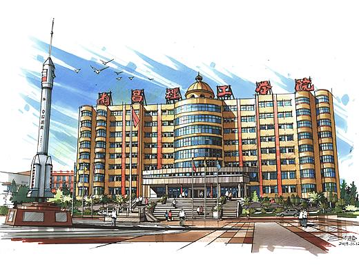 建筑设计手绘系列作品（三）