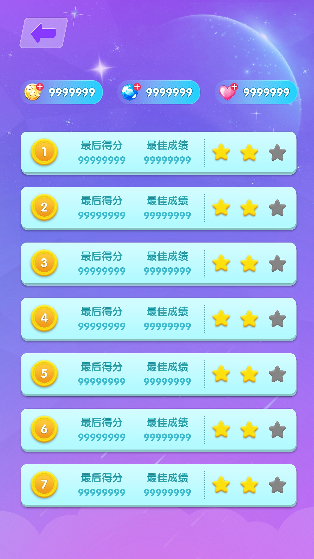 Q版消除类手游界面（图ZMTIwMjEyMjgw） - 游戏UI - 站酷设计师神之舞之原创素材 - 站酷ZCOOL