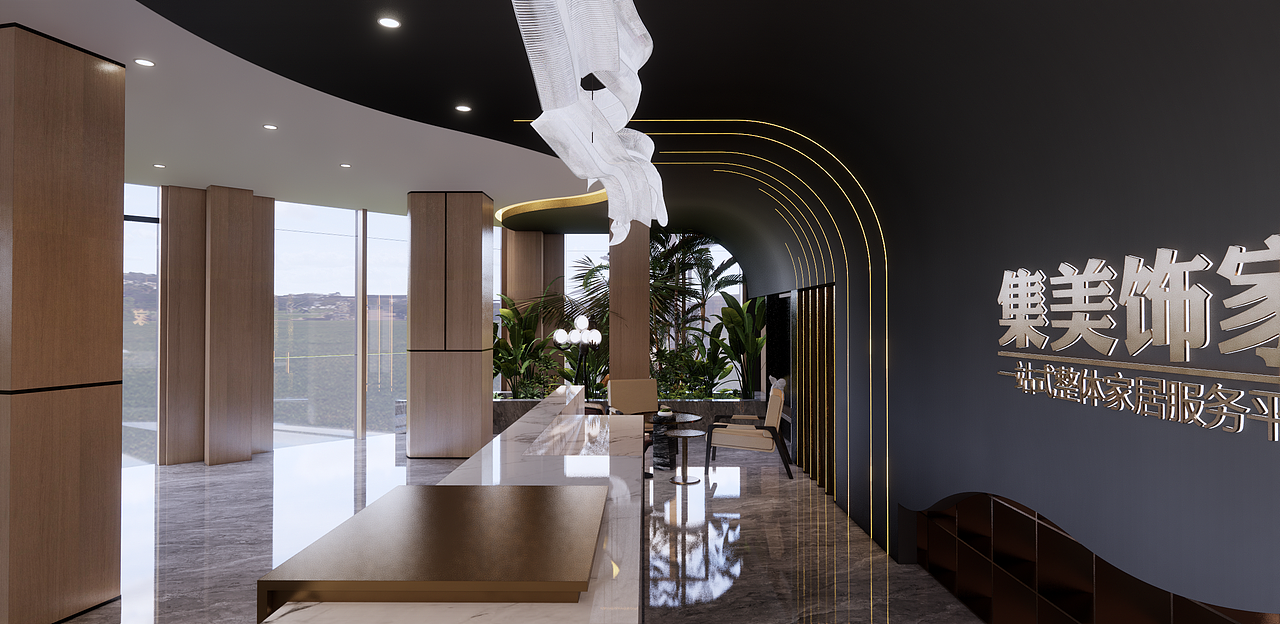 集美饰家安阳整装中心办公空间设计（图ZMjYzMTY3MDMy） - 商业空间设计 - 站酷设计师靖煜怒那原创素材 - 站酷ZCOOL