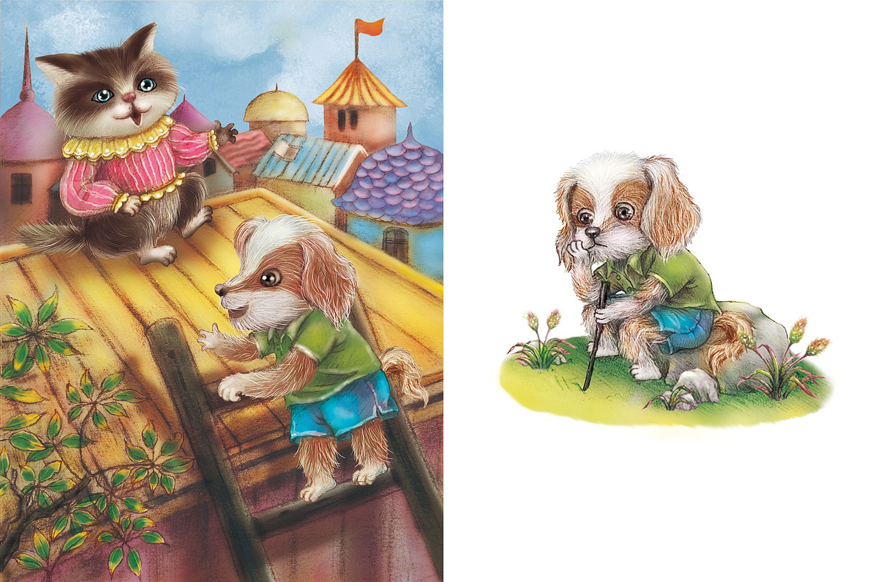 《小山羊卖瓜》（图ZMjQwOTMwODky） - 儿童插画 - 站酷设计师荞麦hui原创素材 - 站酷ZCOOL