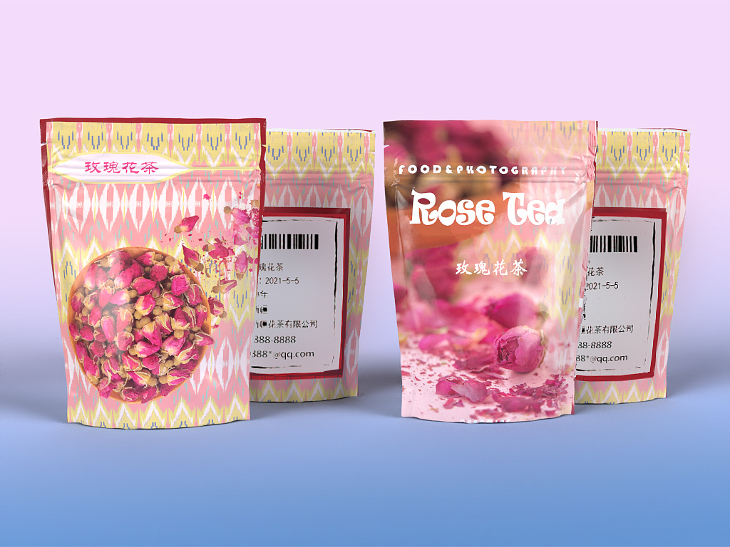 玫瑰花茶蛋糕礼盒类产品包装设计（3D效果图）（图ZMjU4ODc2OTk2） - 产品 - 站酷设计师秋裤大宅狼原创素材 - 站酷ZCOOL