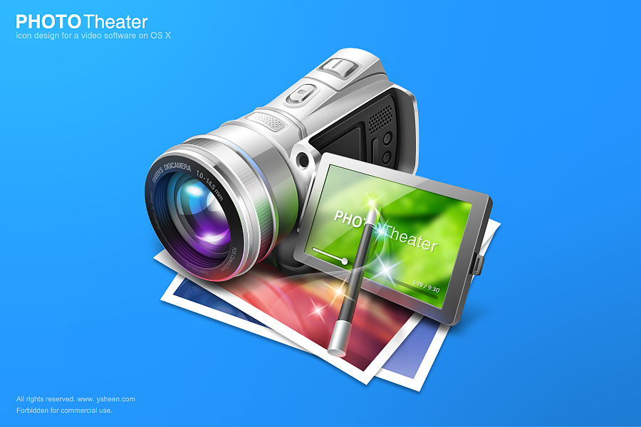 PhotoTheater图标设计（图ZNDgxNDE2NA==） - 图标 - 站酷设计师杨晟Sheen原创素材 - 站酷ZCOOL