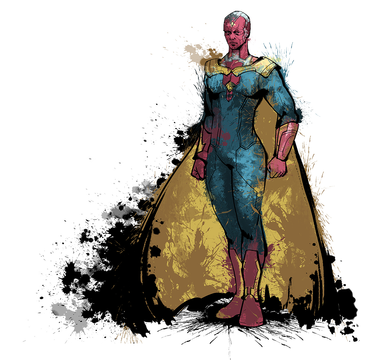 蹭个热度，复仇者联盟（图ZMTE0Mjg5NzMy） - 商业插画 - 站酷设计师小艺侠原创素材 - 站酷ZCOOL