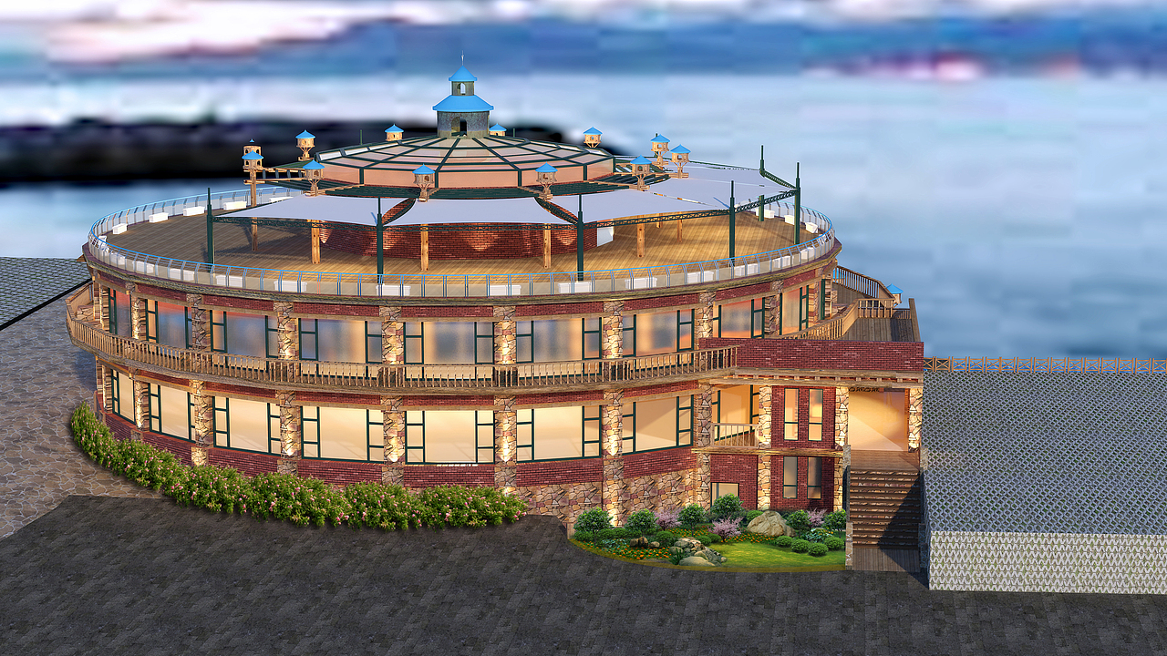 日出东方度假酒店（图ZMTgyMTk4NjM2） - 家装设计 - 站酷设计师AKBSTUDIO原创素材 - 站酷ZCOOL