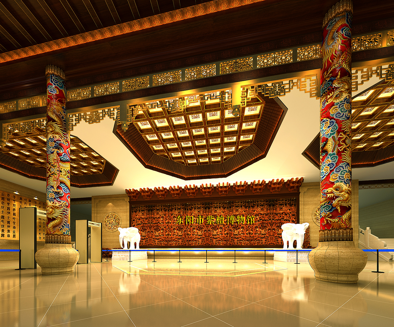 中国紫檀文化艺术的殿堂 东阳市紫檀博物馆(图ZMTI4NjA3MDA=) - 环境/建筑摄影 - 站酷设计师安乐先生原创素材 - 站酷ZCOOL
