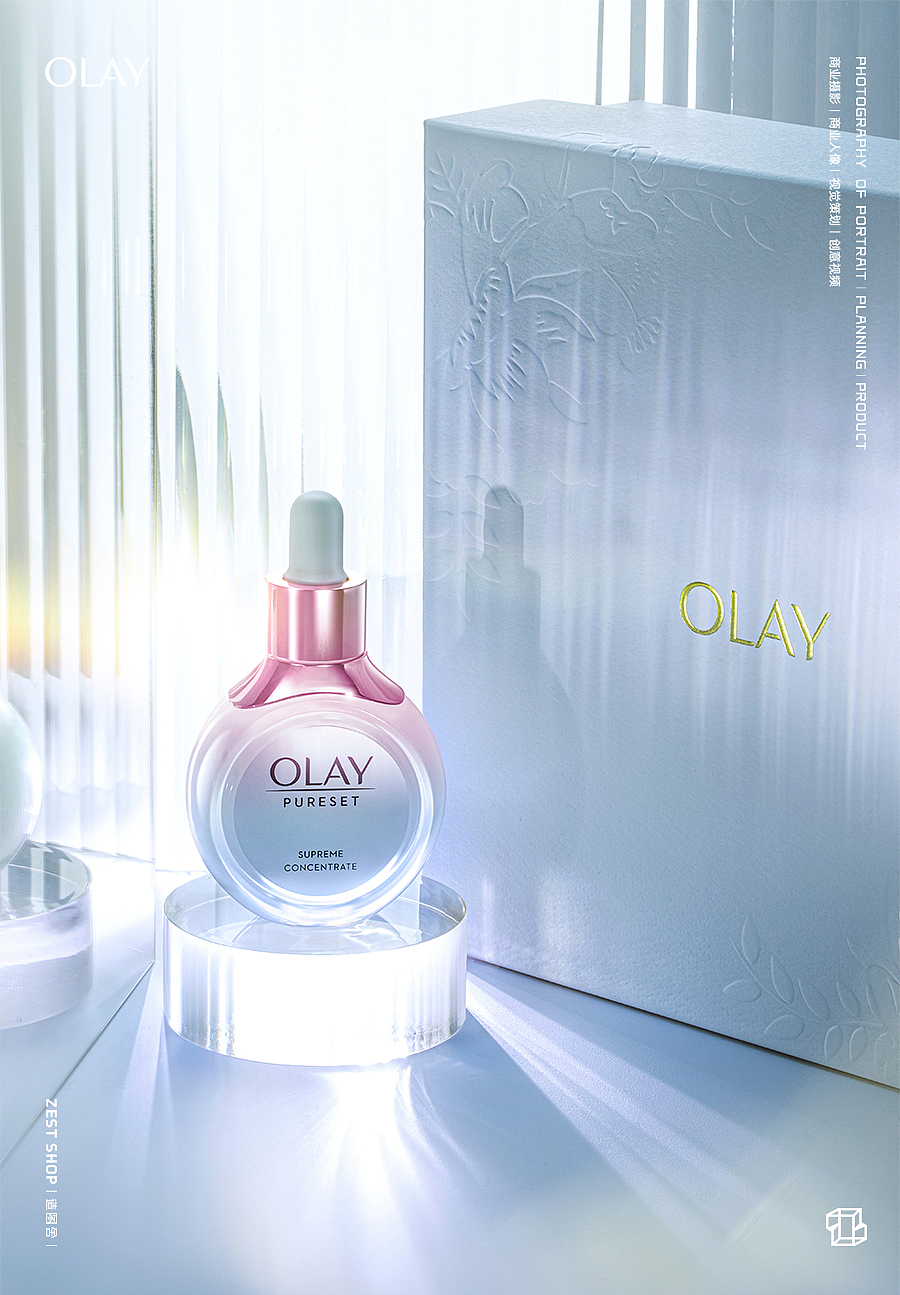 「造图舍」OLAY 99大促  化妆品礼盒光感视觉摄影