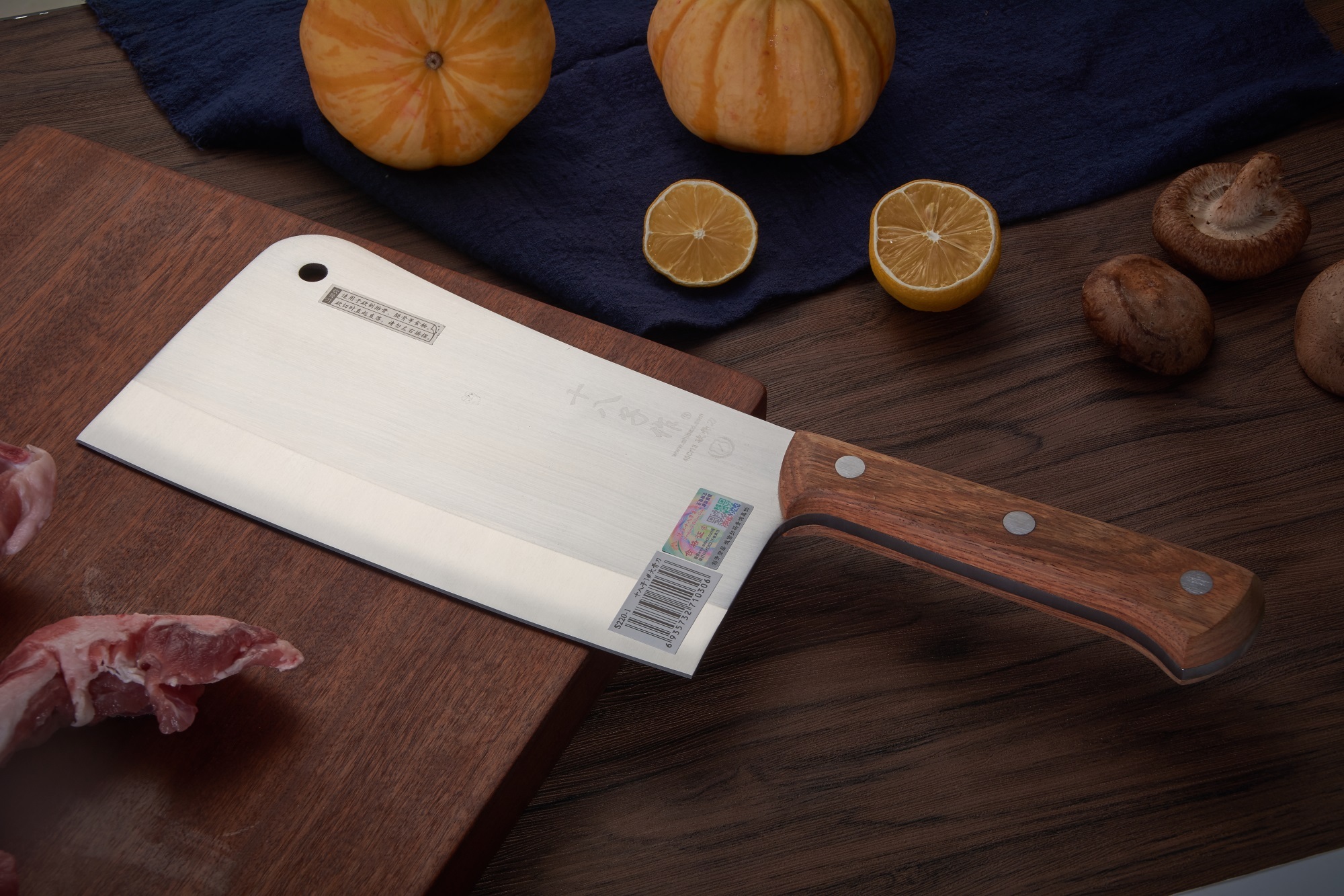 十八子作刀具 不锈钢高端切菜 厨师 水果 万用 刀