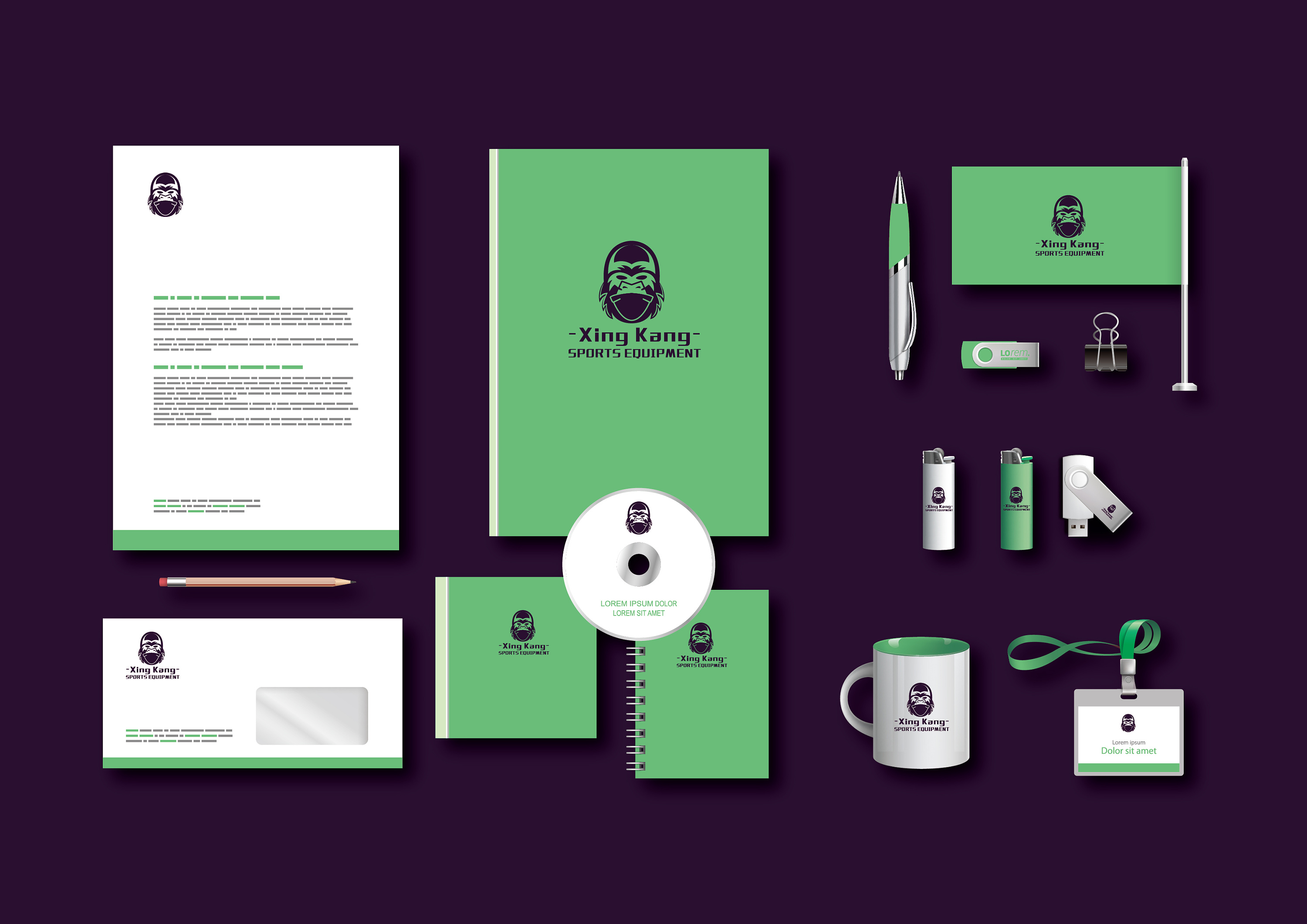 星康体育器材有限公司vi 部分