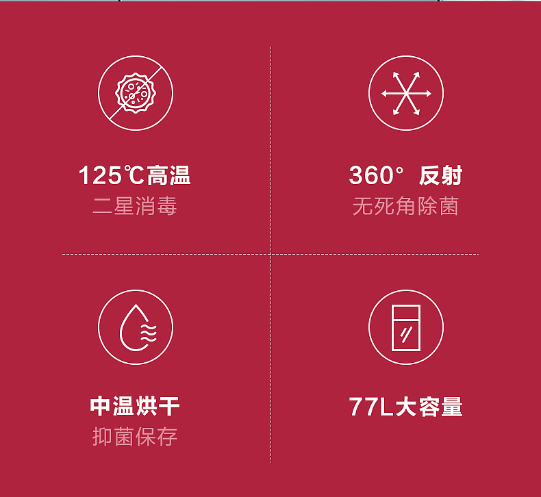 美的消毒柜MXV-ZLP80K03-天猫详情页设计