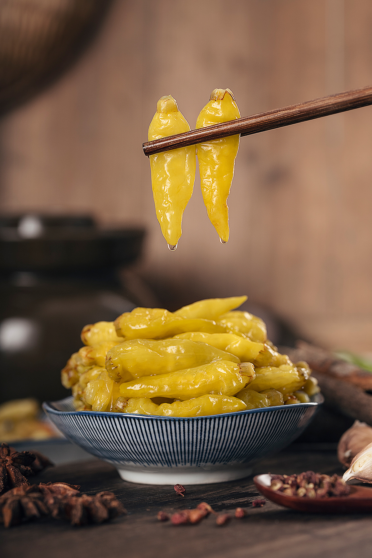 泡菜系列：泡椒（图ZMjM4MTQ1MDY0） - 产品摄影 - 站酷设计师琦林摄影原创素材 - 站酷ZCOOL