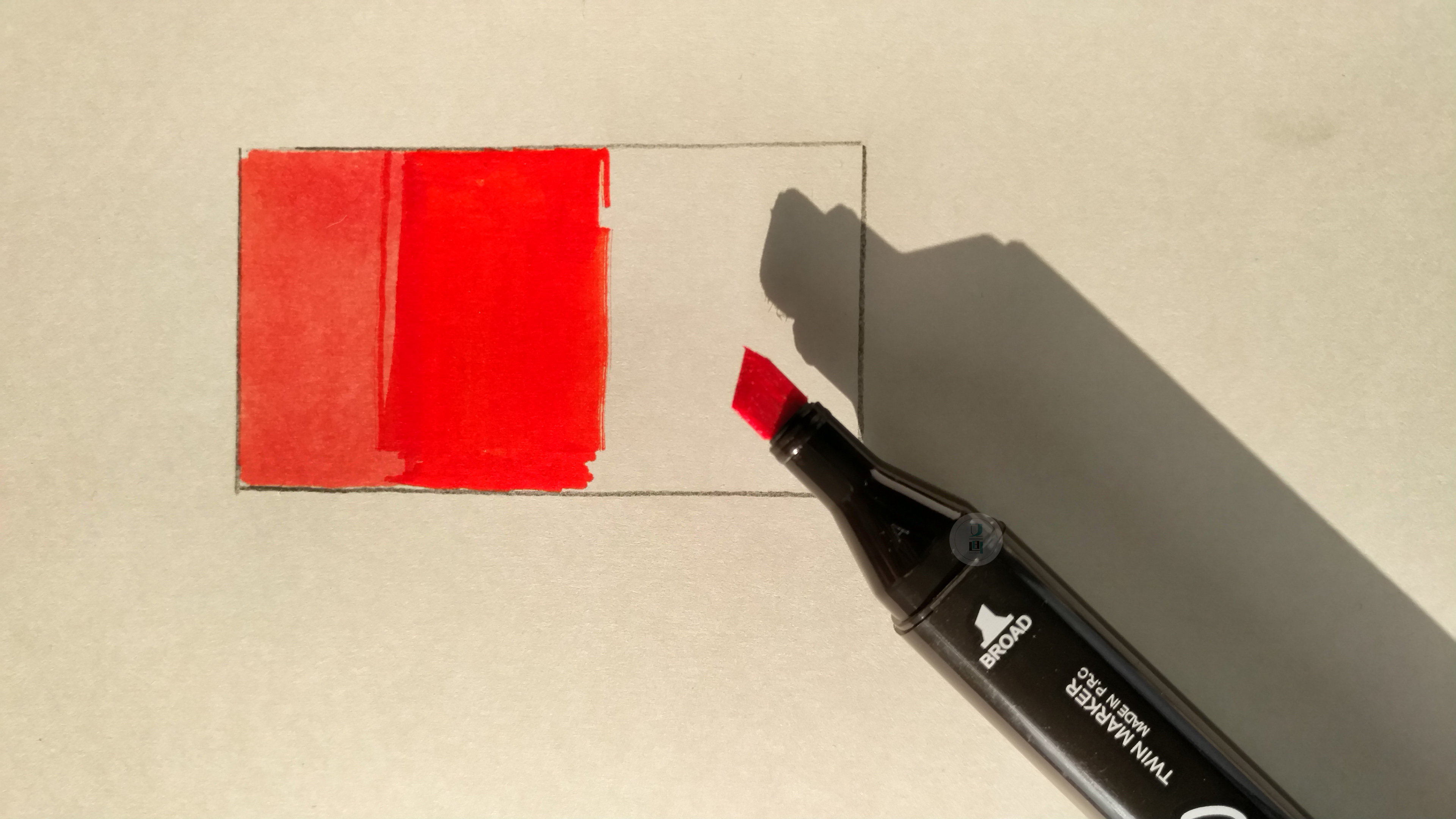 如何正确的使用马克笔叠色?