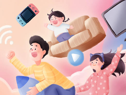 移动插画海报（个人主页-ZNTEwMTc3MTY=） - 商业插画 - 站酷设计师u_uy原创素材 - 站酷ZCOOL