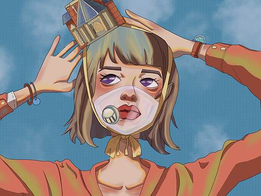 服装插画 | APP闪屏页