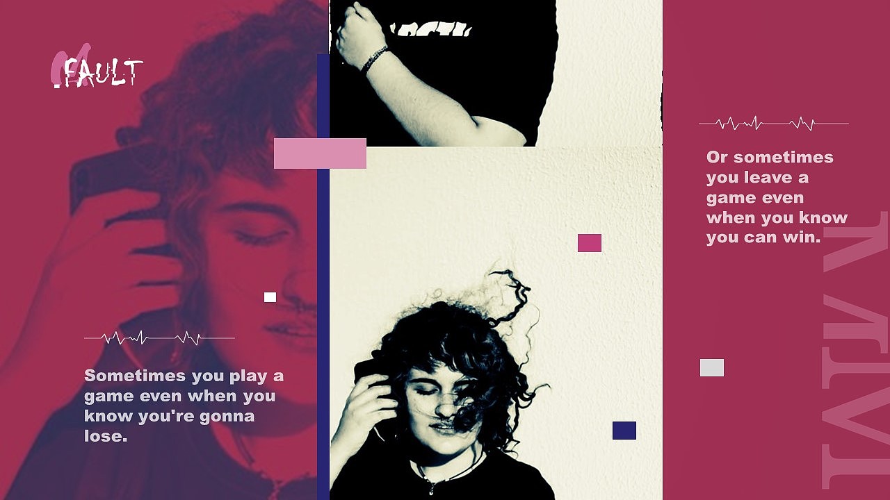 【PPT模板】时尚动感故障风