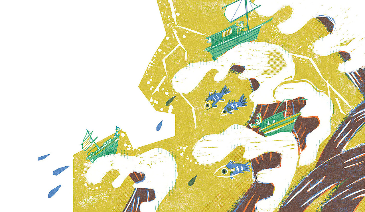 民间故事-崂山传奇插图（图ZMTkzMjQzMzQ4） - 儿童插画 - 站酷设计师GuangyuZZ原创素材 - 站酷ZCOOL