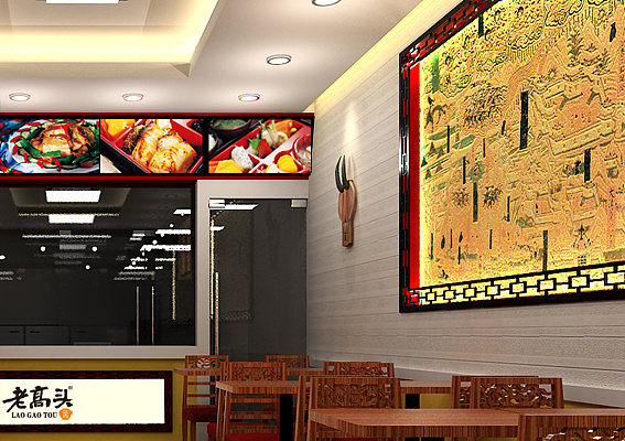 老高头港式茶餐厅设计,特色餐饮店设计,上海餐