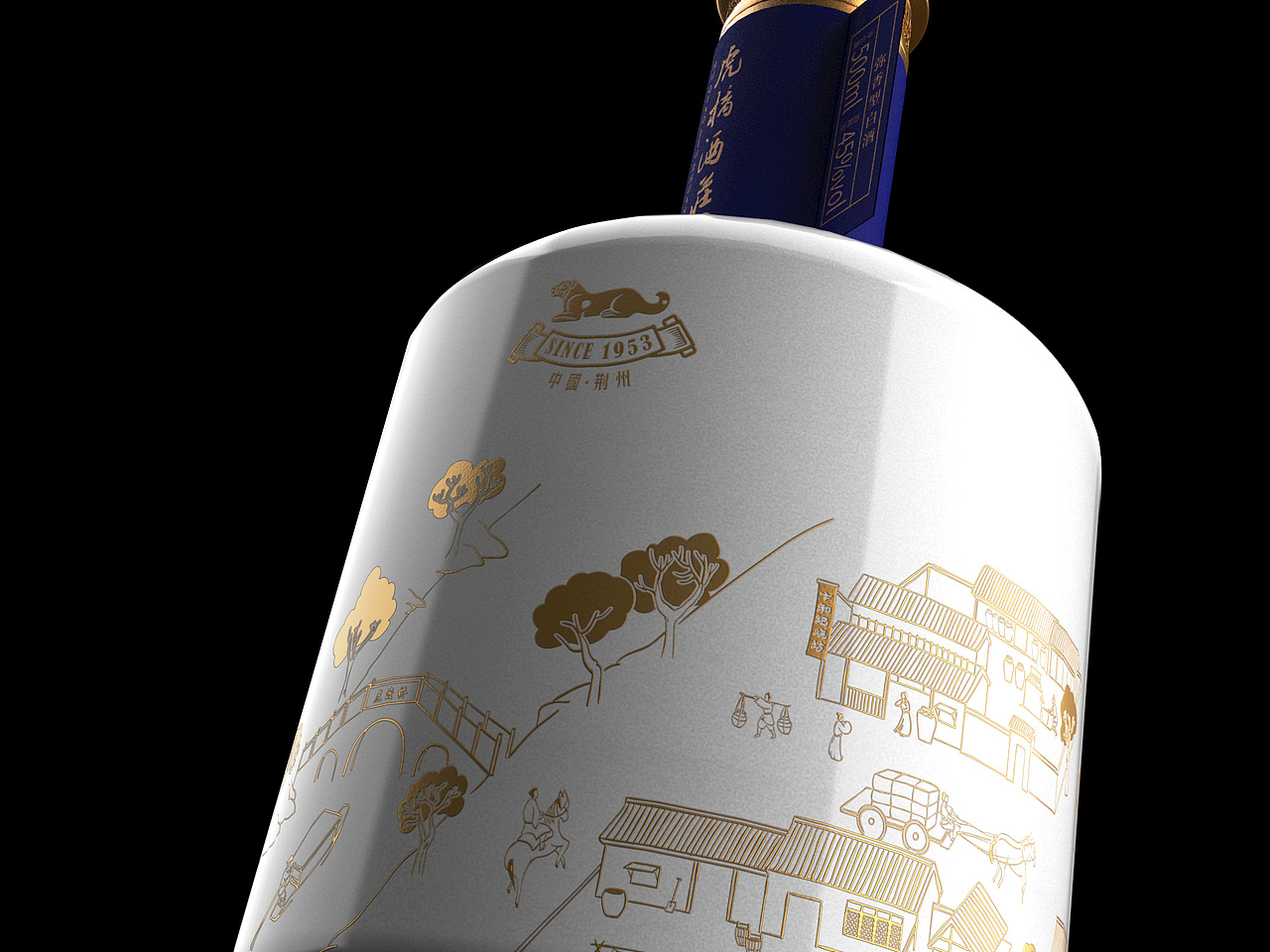 虎桥酒庄酒（简装）包装设计（图ZMTk5MDAyOTky） - 包装 - 站酷设计师河岸设计原创素材 - 站酷ZCOOL
