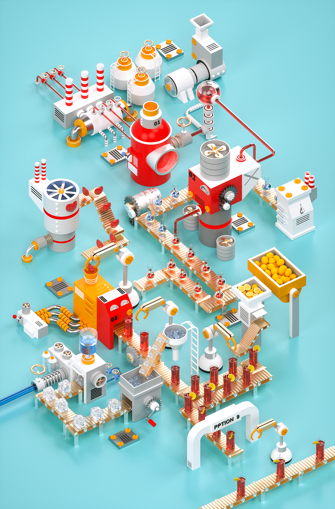 疫情、失业感觉今年好难呀，也要好好干图，4月0C练习~（图ZMjA2MTI0OTc2） - 其他三维 - 站酷设计师CMIngs原创素材 - 站酷ZCOOL