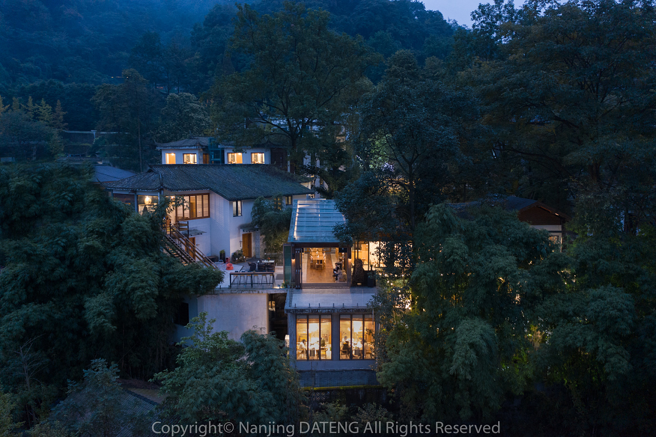 四川都江堰青城山民宿酒店空间拍摄|民宿摄影师|五柳庄