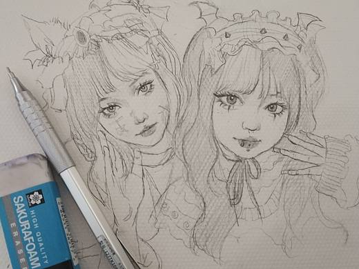 还是喜欢手绘的质感