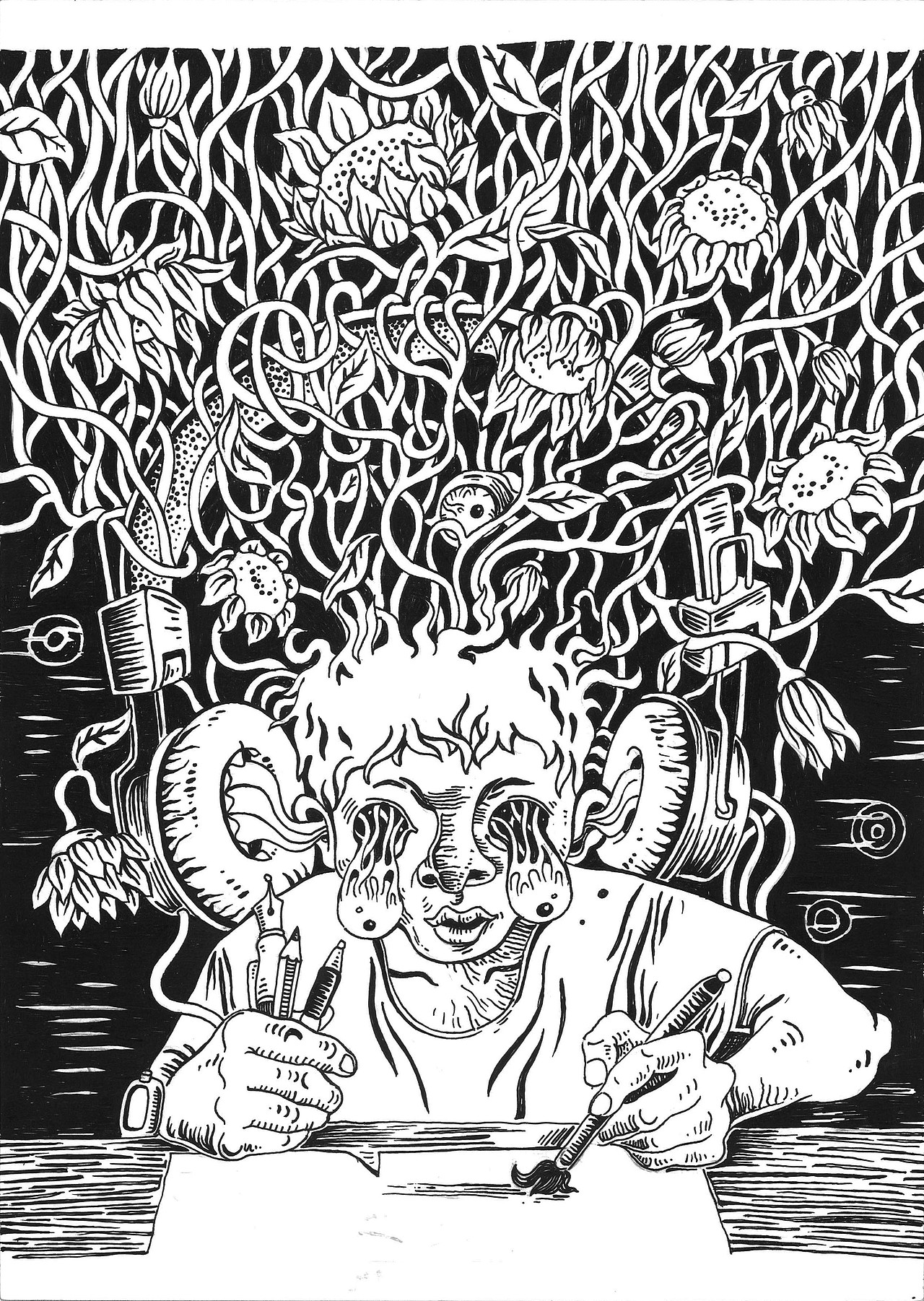 手绘插画 封面设计（图ZMTYwNDkzMDg=） - 创作习作 - 站酷设计师YOOTU原创素材 - 站酷ZCOOL