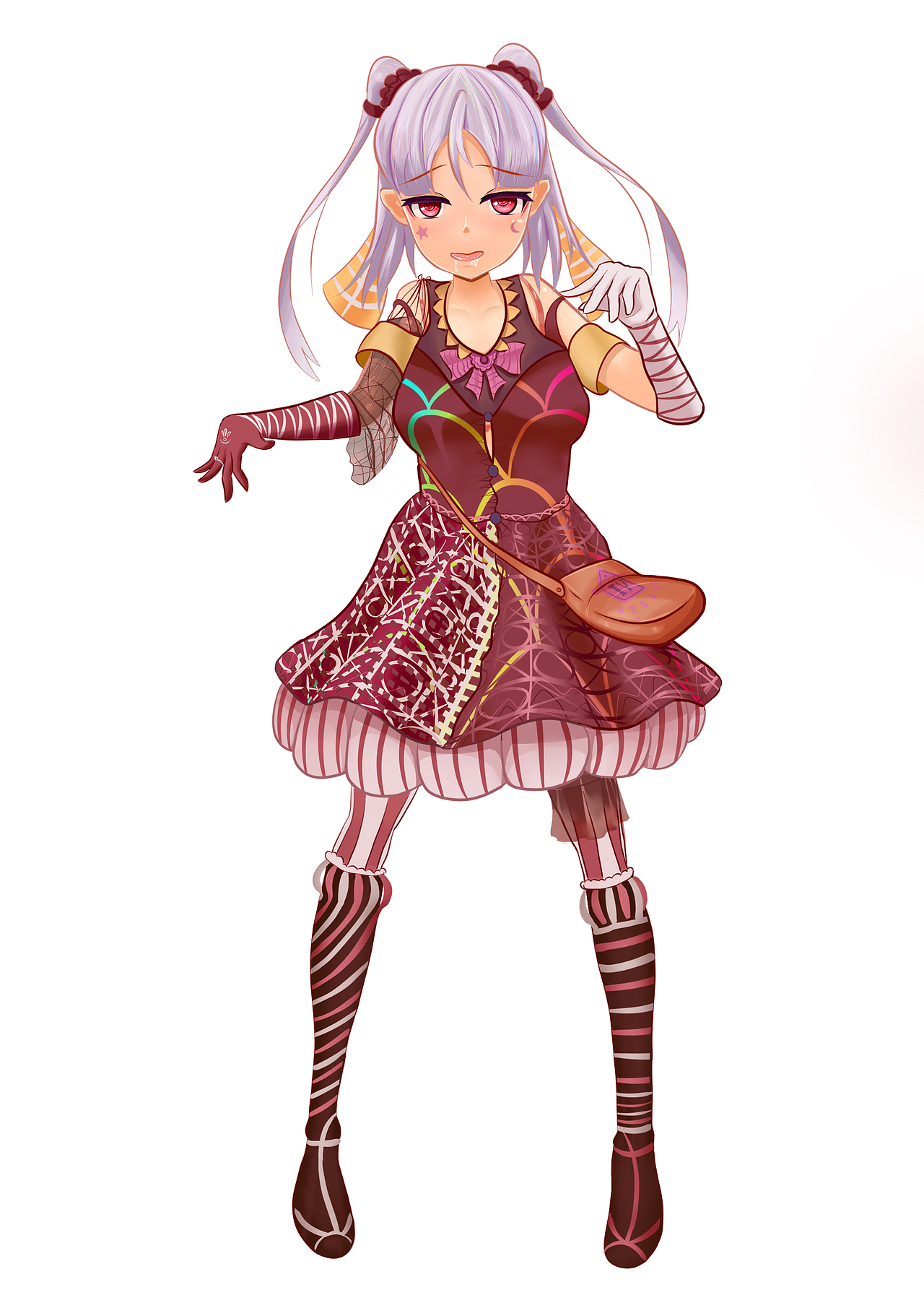 自创机娘"灰背鸥"原创角色设计枪械少女组合摸鱼习作原创枪械少女系列