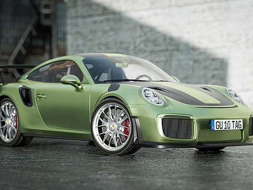 oc渲染保时捷911（个人主页-ZNjUyODI3Njg=） - 机械/交通 - 站酷设计师阿粥不是州原创素材 - 站酷ZCOOL