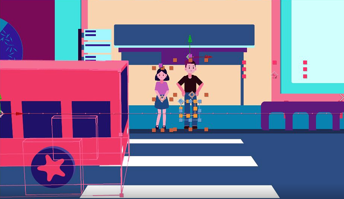 《礼让斑马线MG动画》——安戈力文化