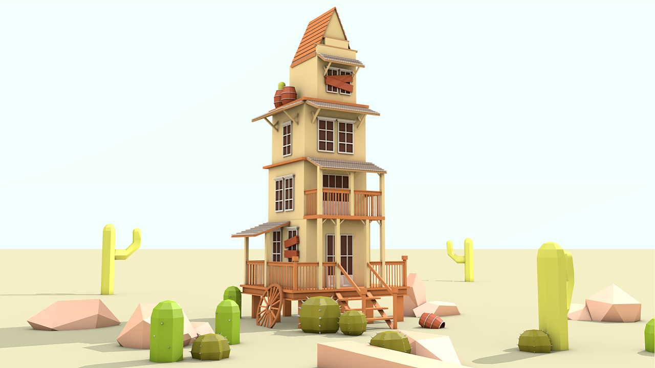 建模--建筑模型