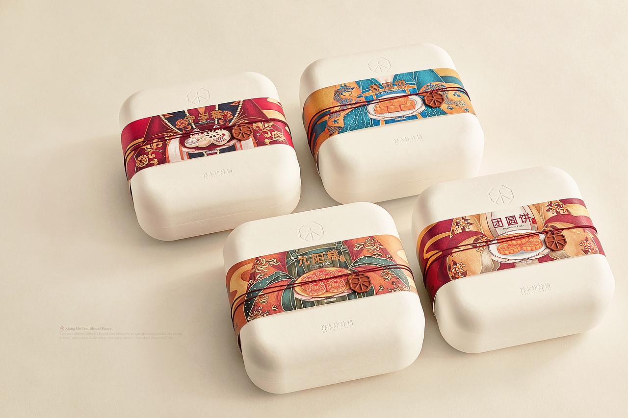 【祥禾饽饽铺】时令糕点包装