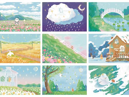 《乘着梦出发了》02（个人主页-ZNTYxNTk4NzI=） - 商业插画 - 站酷设计师hhi饲养员原创素材 - 站酷ZCOOL