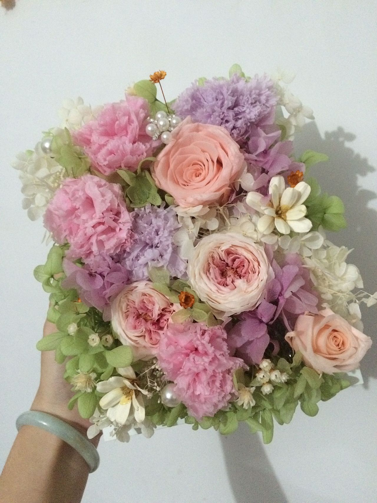 原創(chuàng)永生花花藝作品（圖ZNTY3MzczMTY=） - 其他手工藝 - 站酷設(shè)計師婧咩咩原創(chuàng)素材 - 站酷ZCOOL