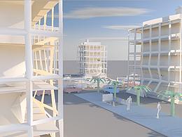 纸片城市序列动画