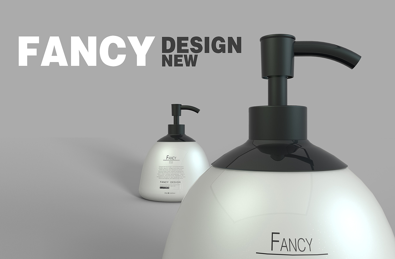 黑白 圆瓶 方瓶 包装设计 洗发水 沐浴露 洗浴包装设计（图ZMTQ4NjM2MDEy） - 包装 - 站酷设计师设计瓶子的len原创素材 - 站酷ZCOOL