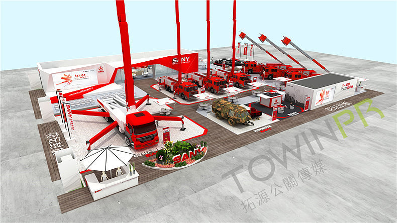 创新智造•品质三一丨第18届三一消防展（图ZMTgxODU1ODY4） - 展陈设计 - 站酷设计师创意活动原创素材 - 站酷ZCOOL