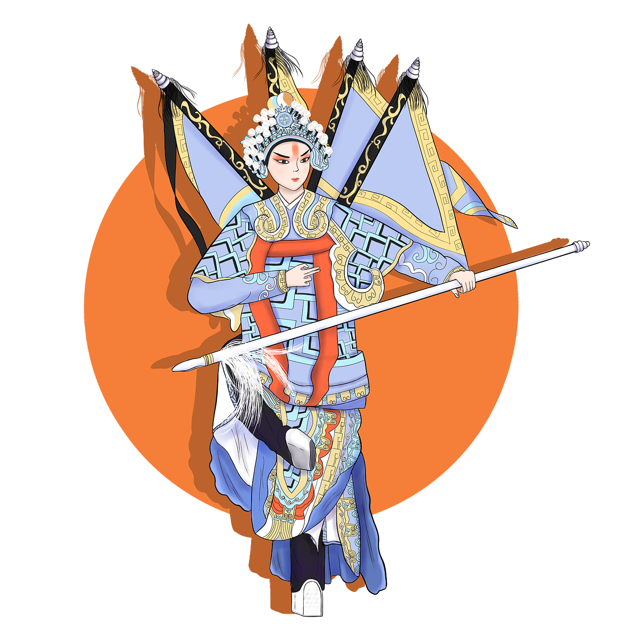 国潮生旦净末丑武生花旦