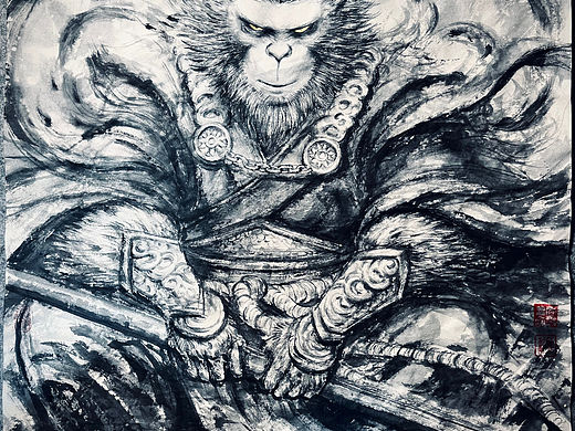 第一次在直播间玩小稿转大画