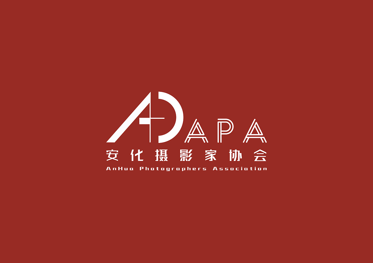 摄影家协会设计的logo,通过采取首字母以及置换等手法,构成整个标志的