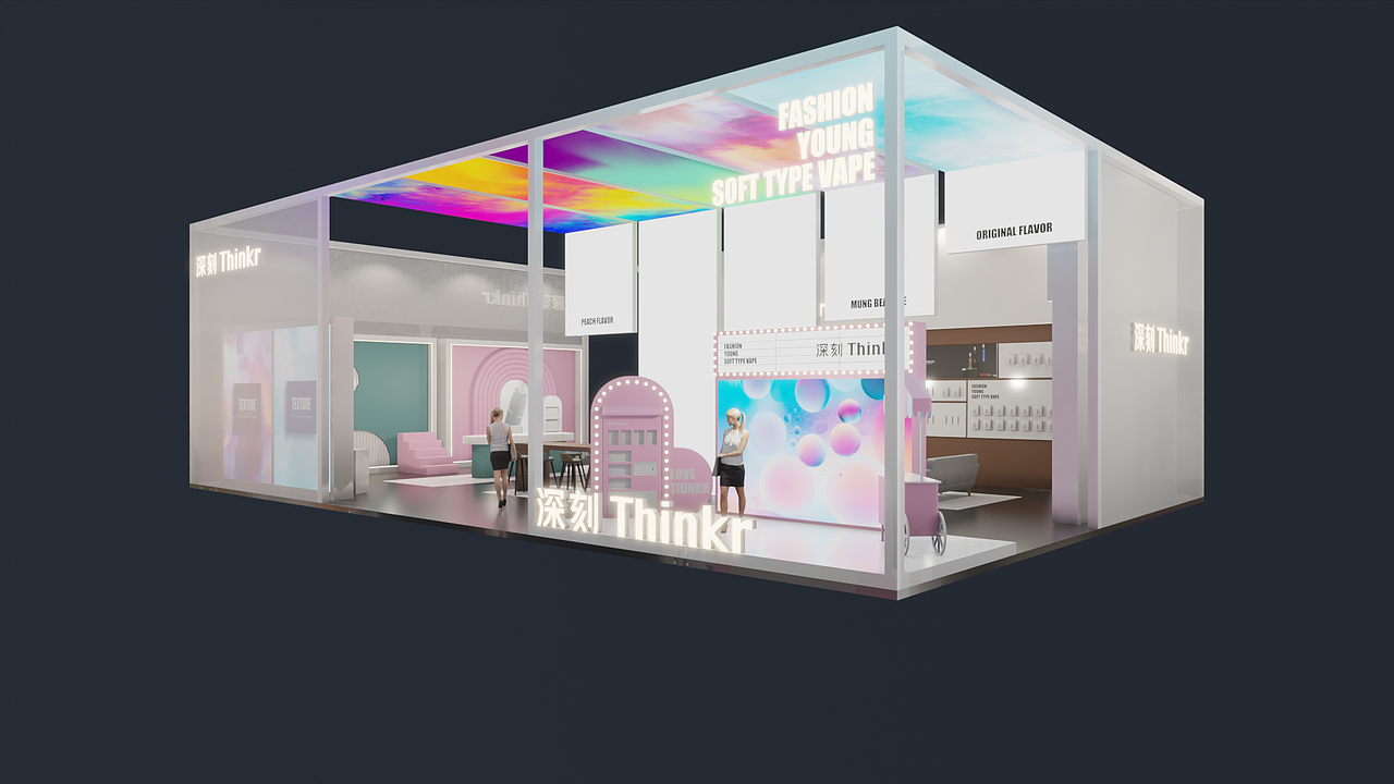 Thinkr展台设计（图ZMjE5OTU0MjE2） - 展陈设计 - 站酷设计师哈维设计工作室原创素材 - 站酷ZCOOL