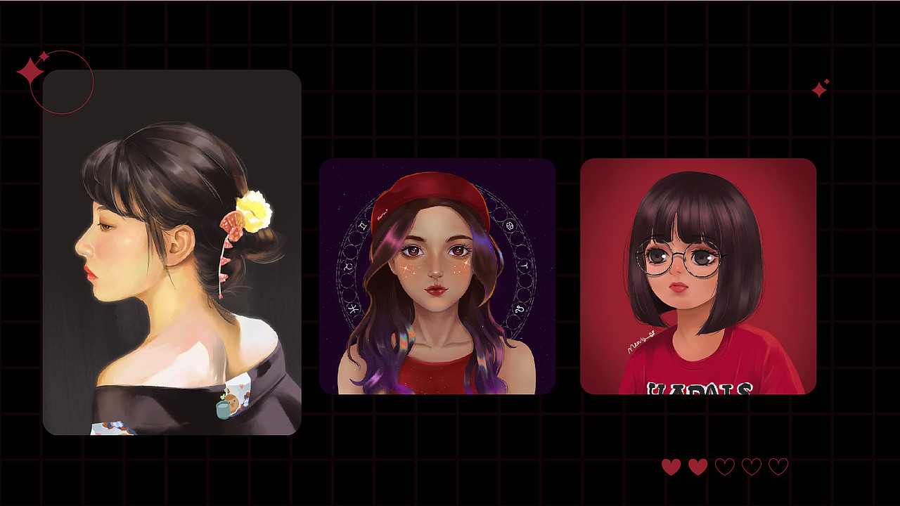 头像练习（图ZMjczODI2NDMy） - 创作习作 - 站酷设计师Mency沐仔原创素材 - 站酷ZCOOL