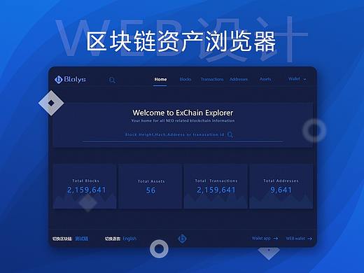 Blolys区块链资产浏览器界面设计