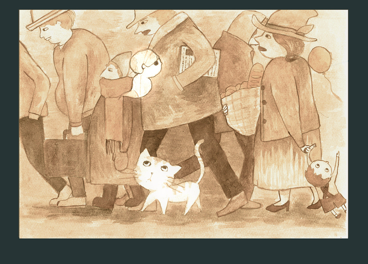 绊（图ZMTI0ODg5NDA0） - 绘本 - 站酷设计师Surielight原创素材 - 站酷ZCOOL