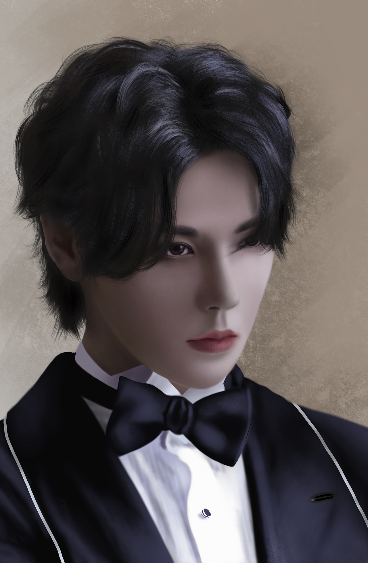 人像练习（图ZMjQ1MTYxMTY0） - 艺术插画 - 站酷设计师Beryl月原创素材 - 站酷ZCOOL